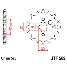 звезда ведущая JTF 569