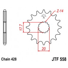 звезда ведущая JTf 558 звезда ведущая JTf 558